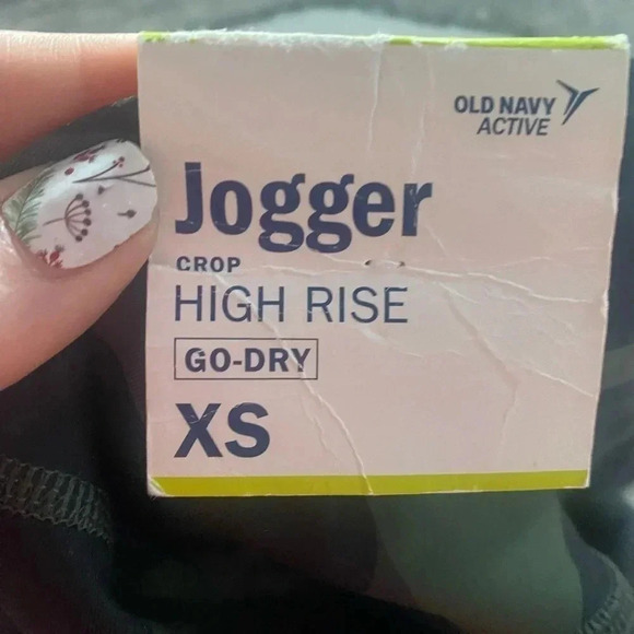 Old Navy Crop High Rise Jogger Women XS Camouflage Camo Pants New NWT - Picture 6 of 6